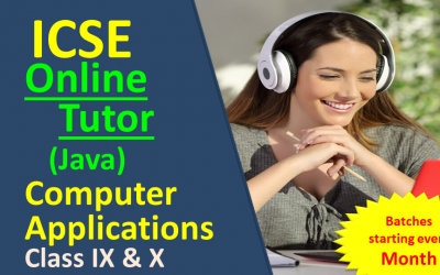Excel with Online Classes ICSE Class 9 & 10 – Term 1