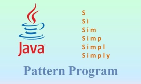 Java String Patterns Programs