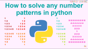 How to solve any number patterns in python