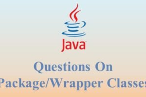 questions on package-wrapper classes