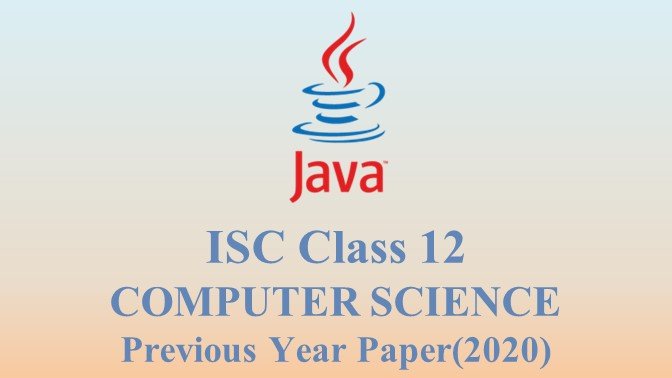 computer science question paper 2020 state board