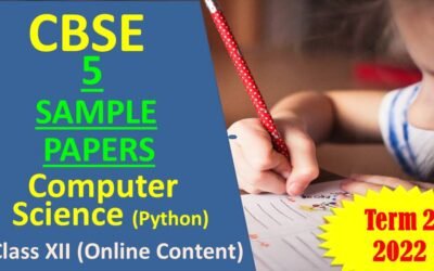 CBSE Sample Papers Class 12 Computer Science (2022 Term 2)